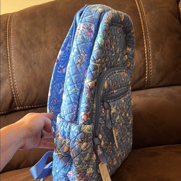 Vera Bradley x Disney Cinderella Paisley Friends Backpack NWT - Picture 6 of 12